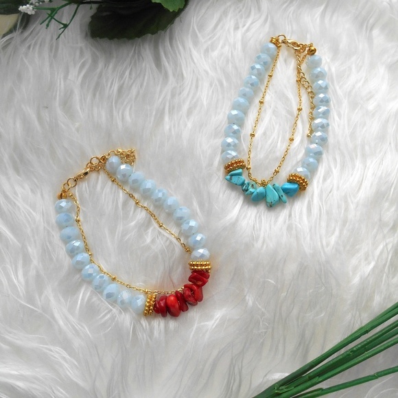 🆕️ Gemstone Chip Bracelet - Picture 7 of 8